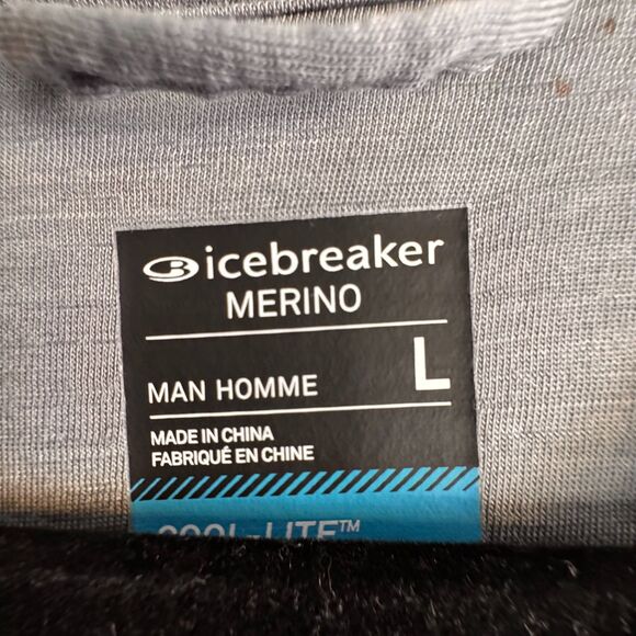 Icebreaker Merino 200 Oasis Long Sleeve Crewe Base Layer Large - Picture 3 of 6